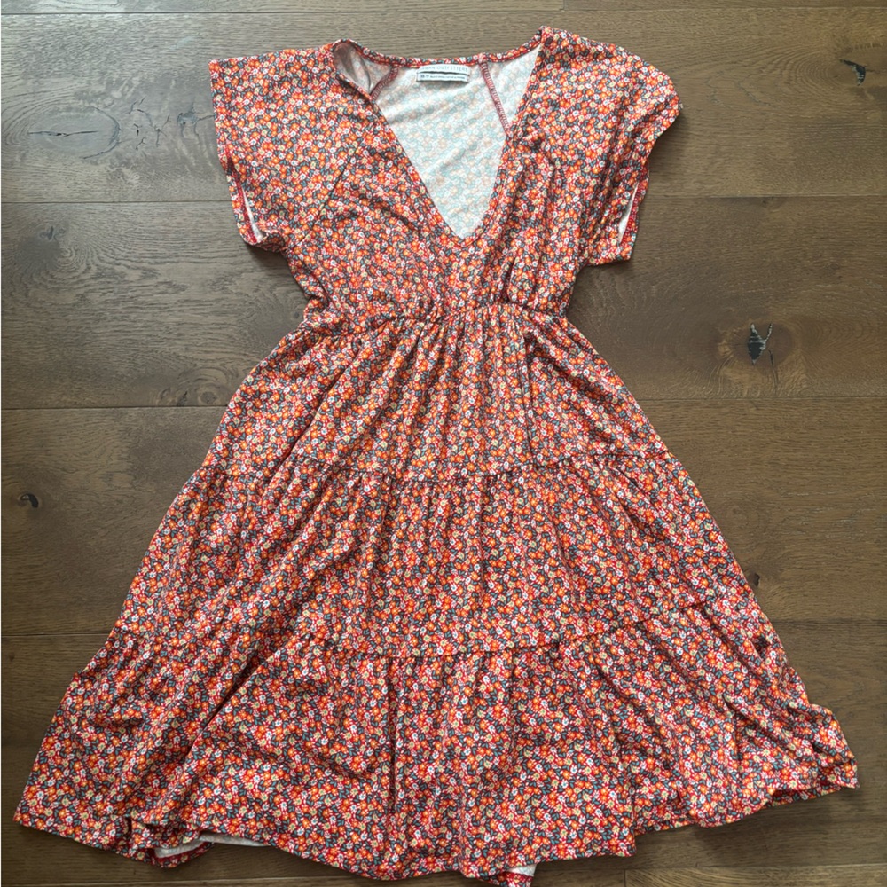 Urban Outfitters Floral Babydoll Mini Dress